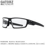GATORZ�ʥ����������� WARHAWK / ANSI Z87.1+MILSPEC Ballistic Clear UV w/Anti-fog GZ-15-402