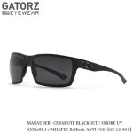GATORZ�ʥ����������� MARAUDER / ANSI Z87.1+MILSPEC Cerakote Blackout Ballistic Smoke UV w/Anti-fog GZ-12-401
