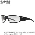 GATORZ�ʥ����������� MAGNUM / Asian Fit ANSI Z87.1+MILSPEC Ballistic Clear UV w/Anti-Fog GZ-01-003