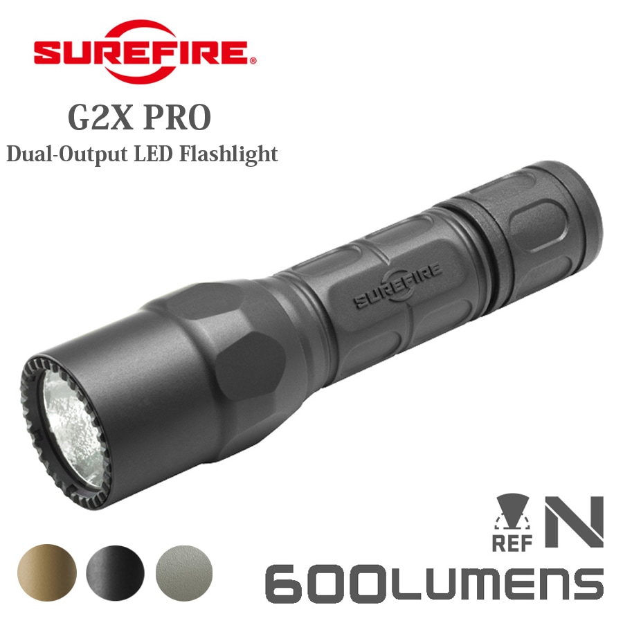 SURE FIRE（シュアファイア） G2X PRO - DUAL-OUTPUT LED FLASHLIGHT G2X-D
