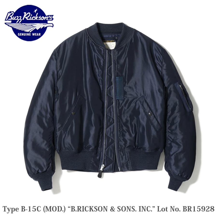 Buzz Rickson's Type B-15C (MOD.) “B.RICKSON & SONS. INC.” BR15928