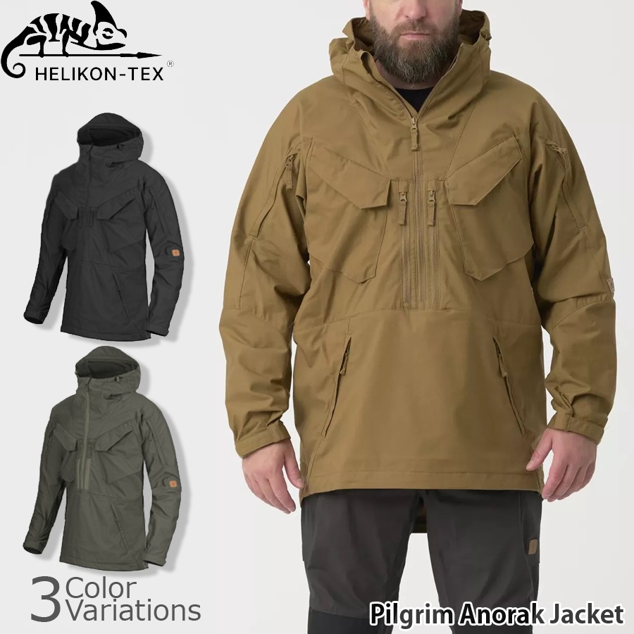 ヘリコンテックスPILGRIM ANORAK JACKET アノラックパーカー Helikon-Tex Pilgrim Anorak Jacket for Men - Bushcraft