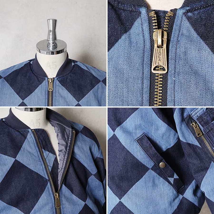 ミリタリーショップ専門店 SWAT | HOUSTON DENIM LINECREWMAN MA-1