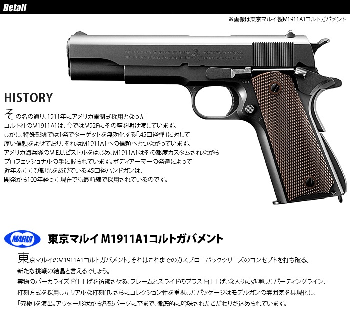ミリタリーショップ専門店 SWAT | MARUI(東京マルイ) M1911 A1 COLT