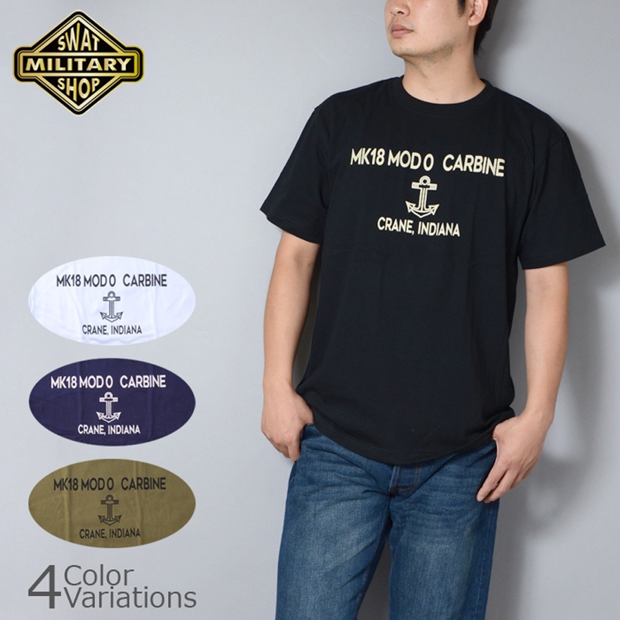 【一点限定】インドネシア軍 実物Tシャツ 米軍交換品 新品未使用 迷彩 ミリタリーショップ専門店 SWAT | SWAT ORIGINAL MK18 MOD0 CARBINE