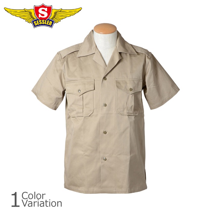 SESSLERミリタリー デザートコンバットシャツ　ジャケット　ベージュSサイズ SESSLER(セスラー) USMC 1944 HBT JACKET【中田商店