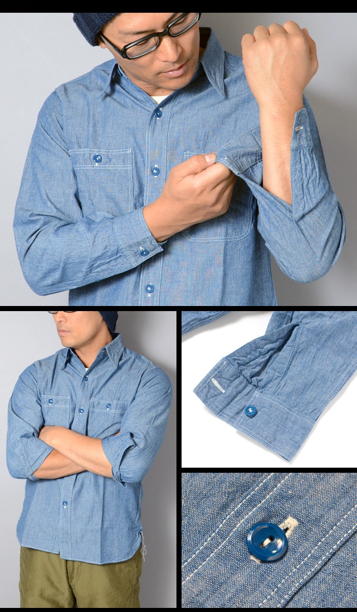 ミリタリーショップ専門店 SWAT | Buzz Rickson's BLUE CHAMBRAY WORK