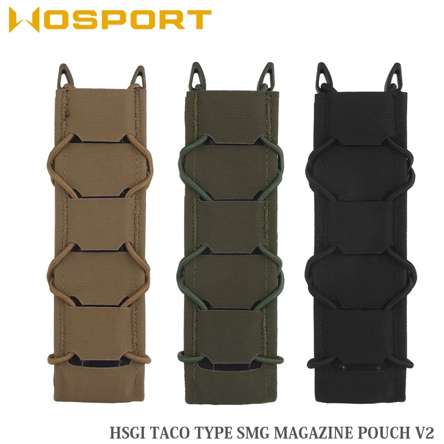 HSGI SMGマガジンポーチ TACO シングル 実物3点セット ミリタリーショップ専門店 SWAT | WOSPORT HSGI TACOタイプ SMG