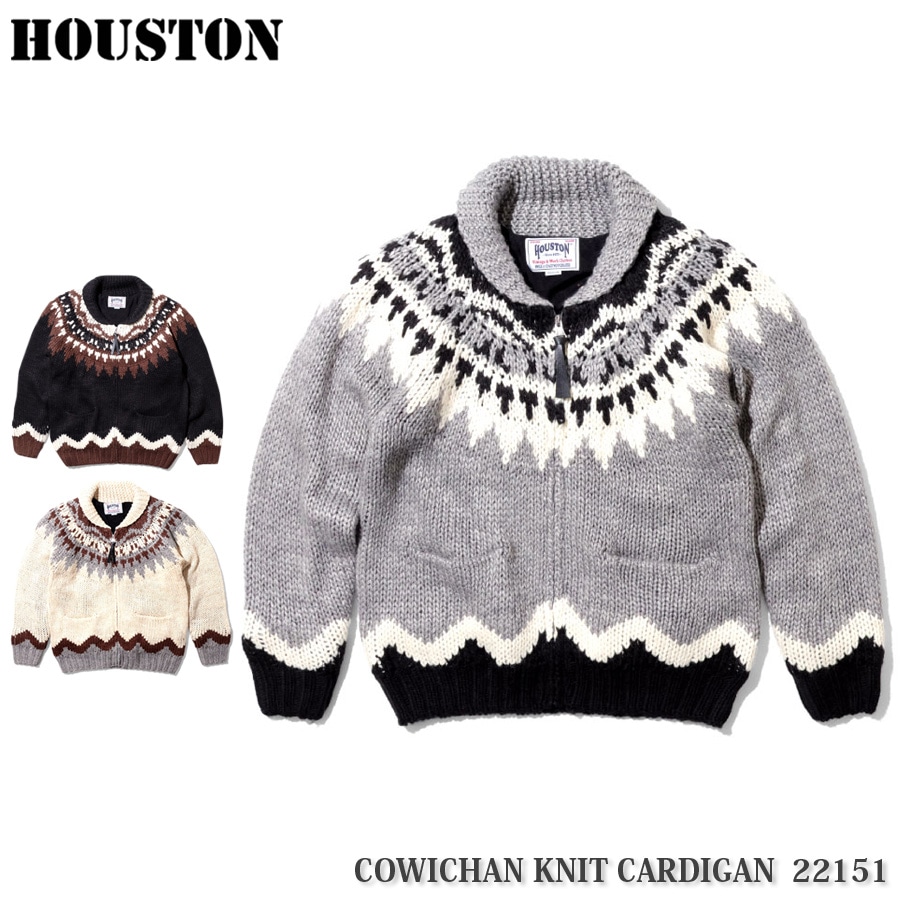 【こ】 ウールリッチ（WOOL RICH）カウチンニットカーディガン HOUSTON
