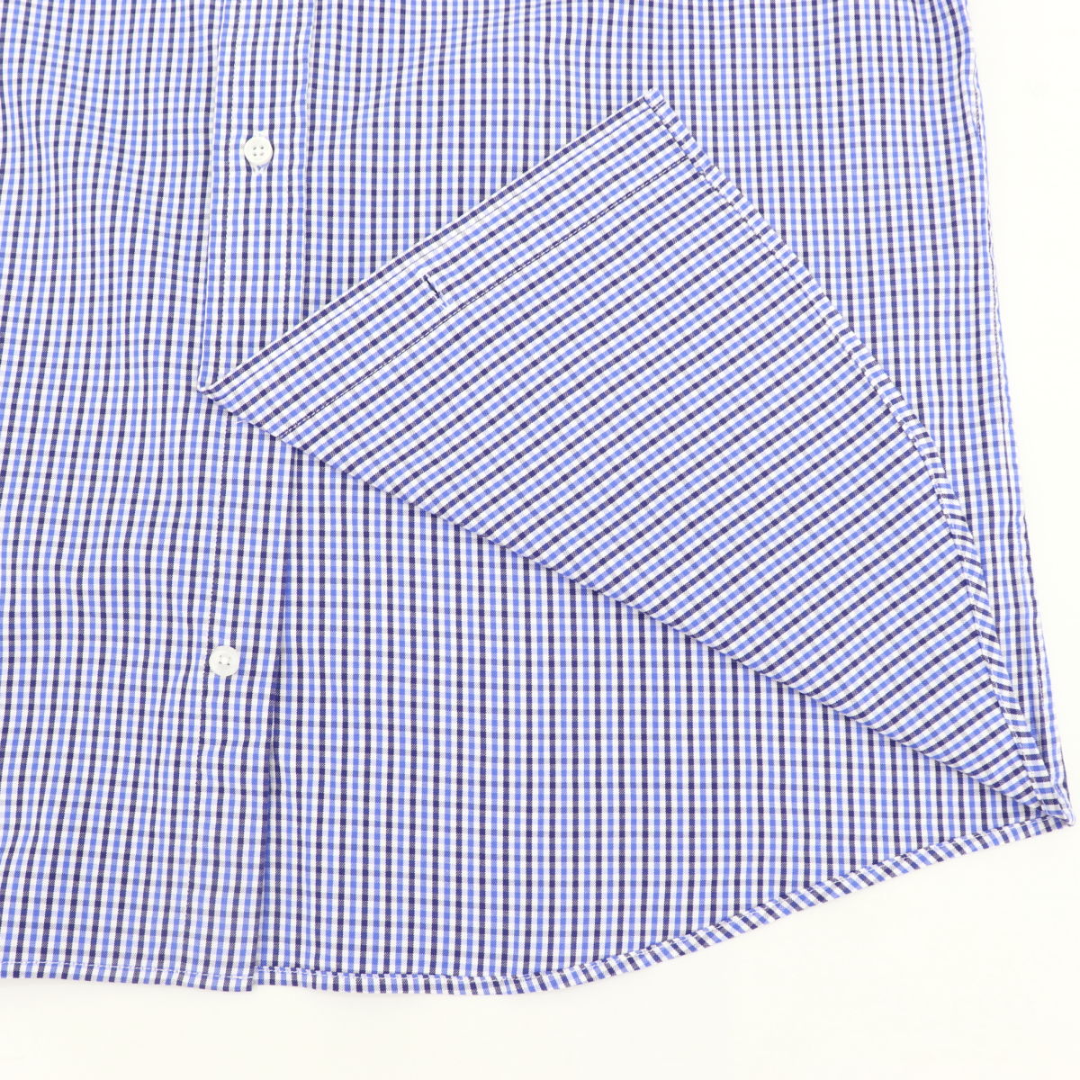 ピンオックスフォード ギンガムチェック ボタンダウンシャツ