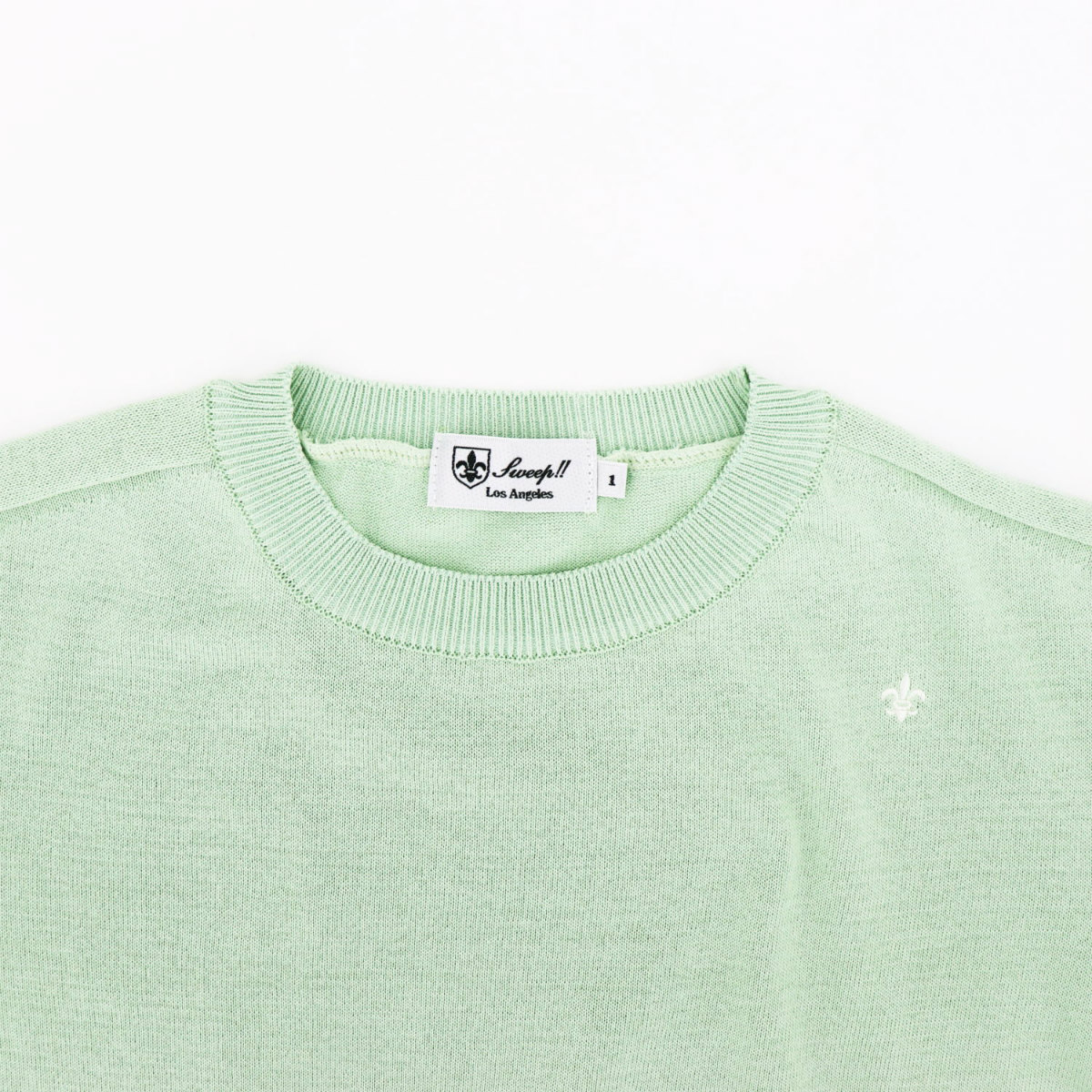 40％OFF】クルーネック サマーニットT SL190002 GREEN（グリーン