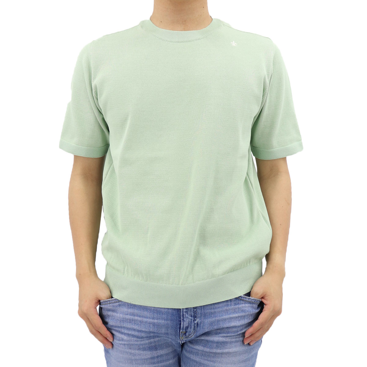 40％OFF】クルーネック サマーニットT SL190002 GREEN（グリーン