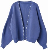 パールラインエアリーカーディガン（４Collar）