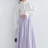 ライラックバルーンスカート