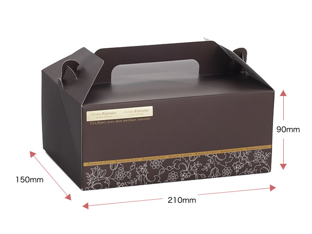 ケーキBOX・大（ケーキ石鹸3～4個用）ラッピングなし