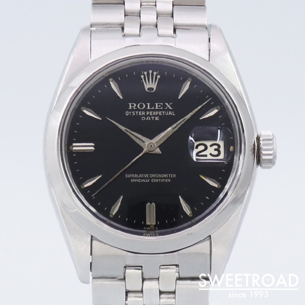 川崎店【ロレックス】オイスターパーペチュアルデイト/Ref.1500/ビッグロゴ/1961年製/w-27350