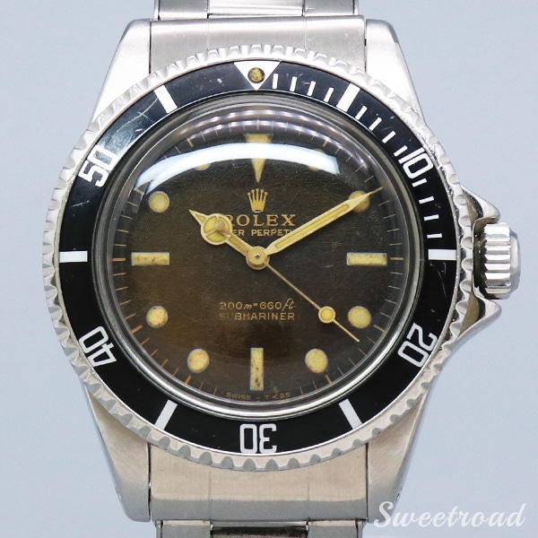 【ROLEX/ロレックス】SUBMARINER/サブマリーナ /Ref.5513/ブラウンチェンジ/トロピカル/Cal.1520/1965年製/w-18758