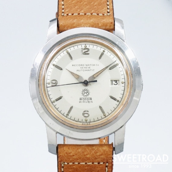 【RECORD WATCH Co／レコード】ツートンダイヤル／Cal.174／1950年代／w-25349