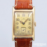 IWC 14KYG レクタンギュラー キャッツアイ Cal.76 1929年製 w-23489
