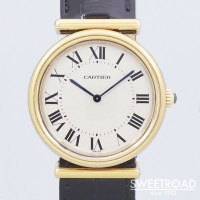 カルティエ Ref.2220 Bi-Plan ドライバーズウォッチ 18KYG ピアジェ製Cal.9P2 w-27209gnz