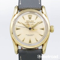 ロレックス 14KYG セミバブルバック Ref.6090 ボンベイ セルピコWネーム 1952年製 w-28656gnz