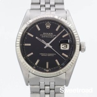 ロレックス デイトジャスト Ref.1601 ブラックミラー 1970年製 w-29576gnz