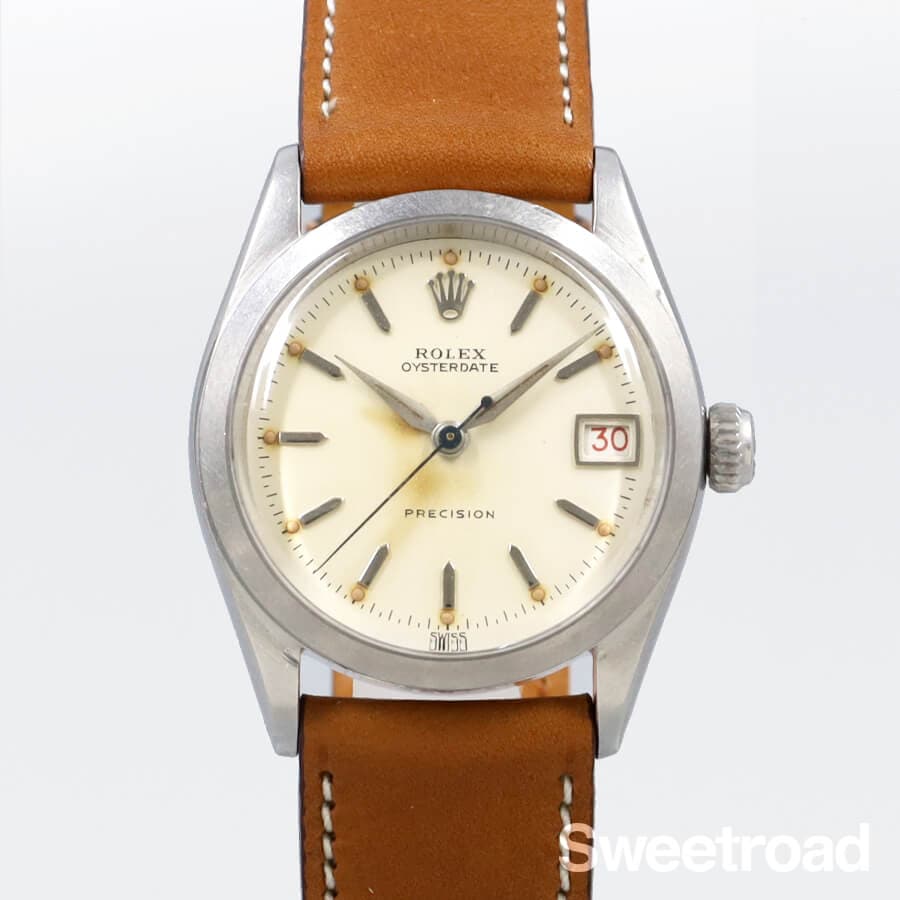 ロレックス オイスターデイト Ref.6266 1953年製 w-29645 | スイート