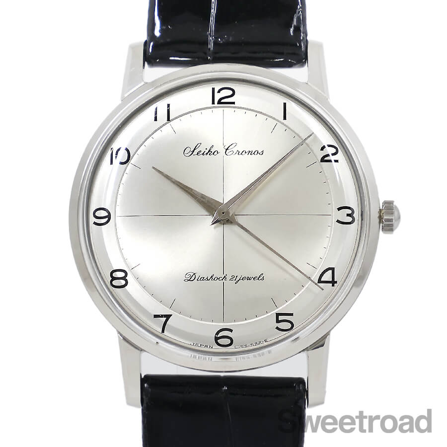 稼働品SEIKO セイコー クロノス 21石 J15009 手巻き、アンティーク セイコー クロノス Ref.J15009 1963年製 | スイートロード