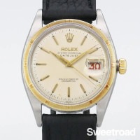 ロレックス 初期型デイトジャスト Ref.6305 ビッグバブル 1953年製 w-30912
