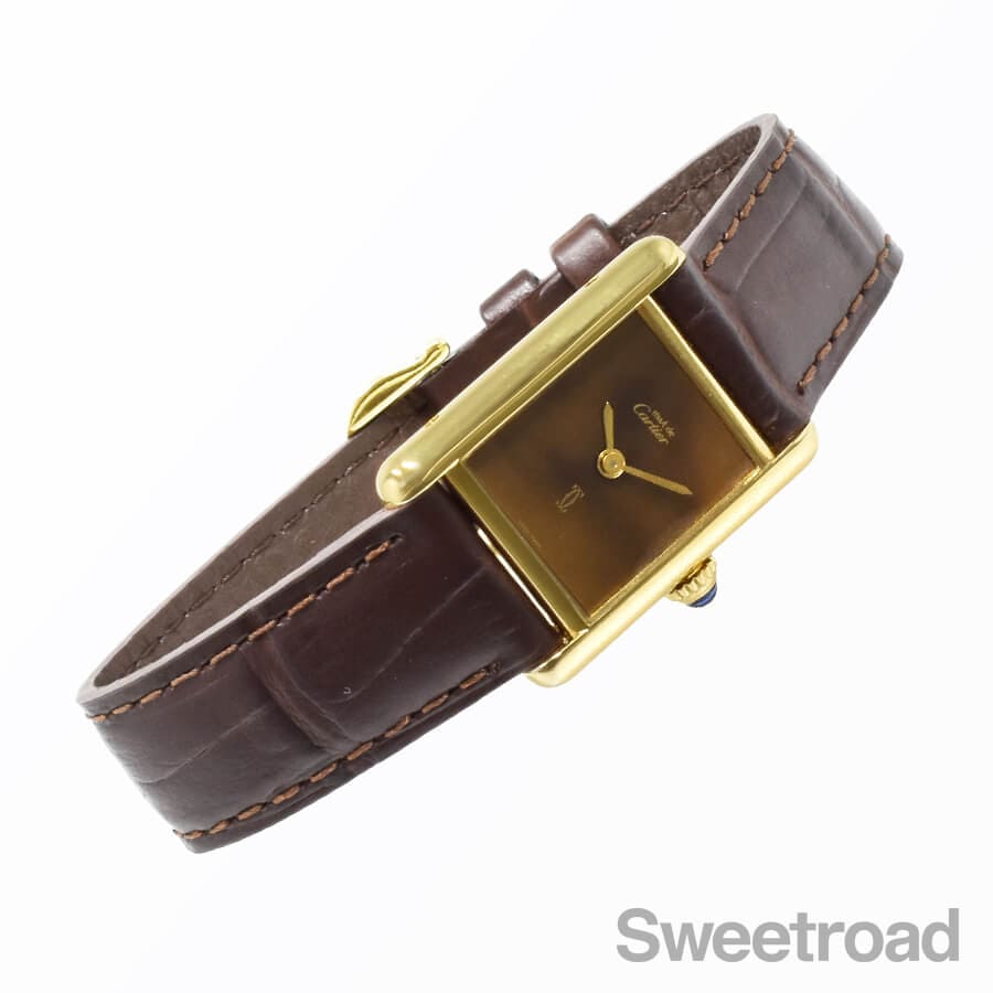 Cartier 置時計 手巻きLe Must de Cartier アンティーク Cartier 置時計 手巻きLe Must de Cartier アンティーク Cartier