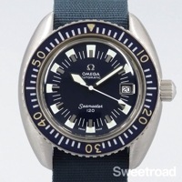 オメガ シーマスター120 ディープブルー Ref.166.073 1970年製 w-31010