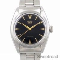 ロレックス オイスターロイヤル Ref.6426 ブラックミラー ギルトダイヤル 1962年製 w-31827gnz|オイスター|ROLEX