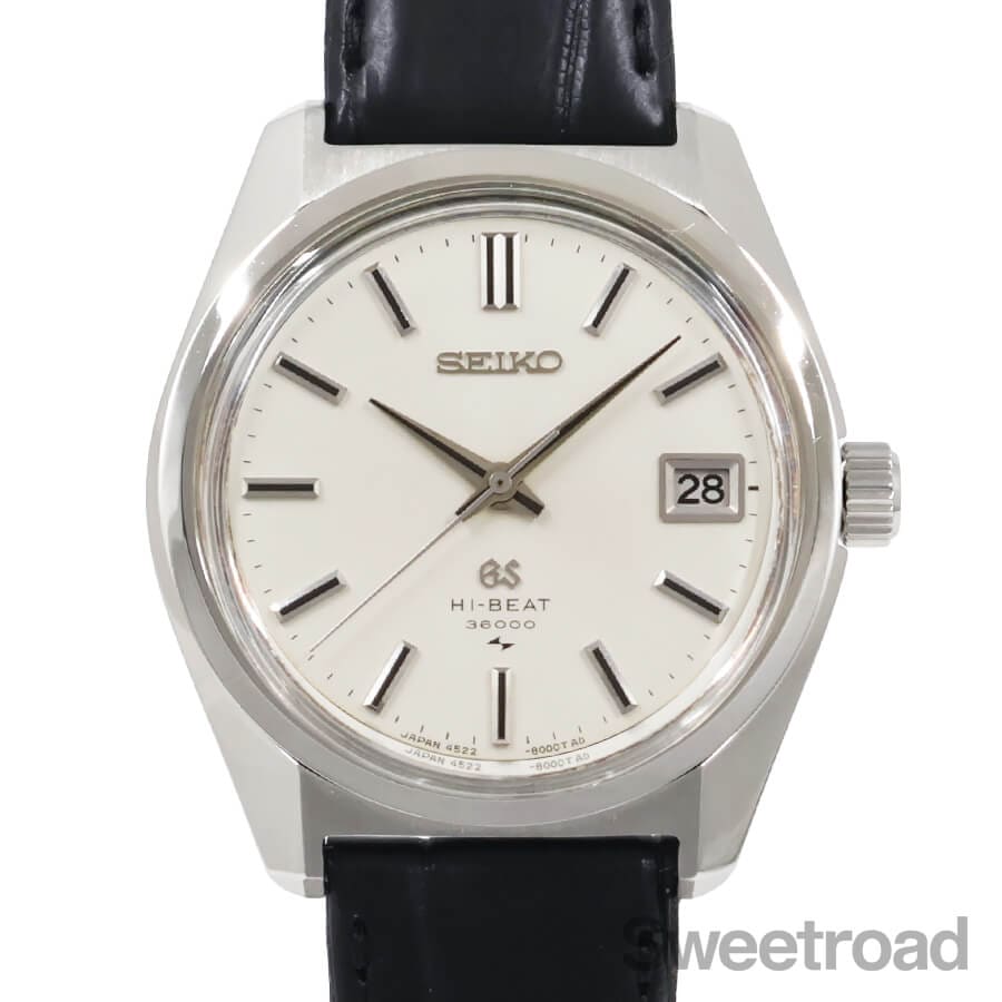 アンティークSeiko Automatic 自動巻時計 68年昔　時代ベルト付 キングセイコー 44KS 1966年製 Ref.44-9990 楯メダリオン 純正革