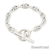 商談中 エルメス シェーヌダンクル チェーンブレスレット MMサイズ