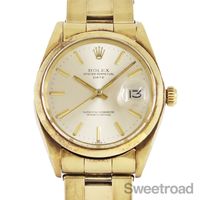 ロレックス オイスターパーペチュアルデイト 14KYG Ref.1500 1978年製