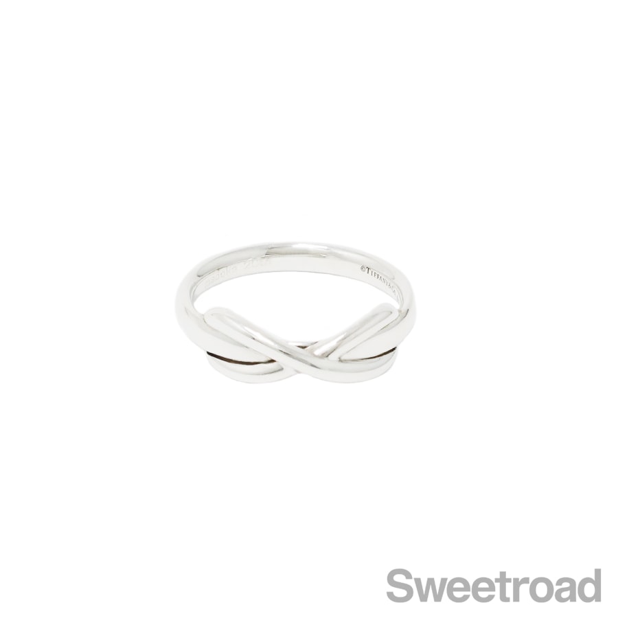 美品 オールドティファニー ビーズ ハート リング 14号 シルバー925 極美品 オールドティファニー リターントゥ ハート リング 13号