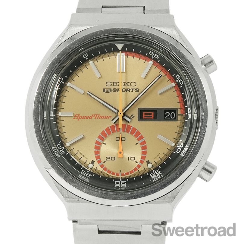 美品◎SEIKO セイコー クロノグラフ デイト 3針 ヴィンテージ腕時計 セイコー クロノグラフ 赤青ベゼル デイデイト アンティーク