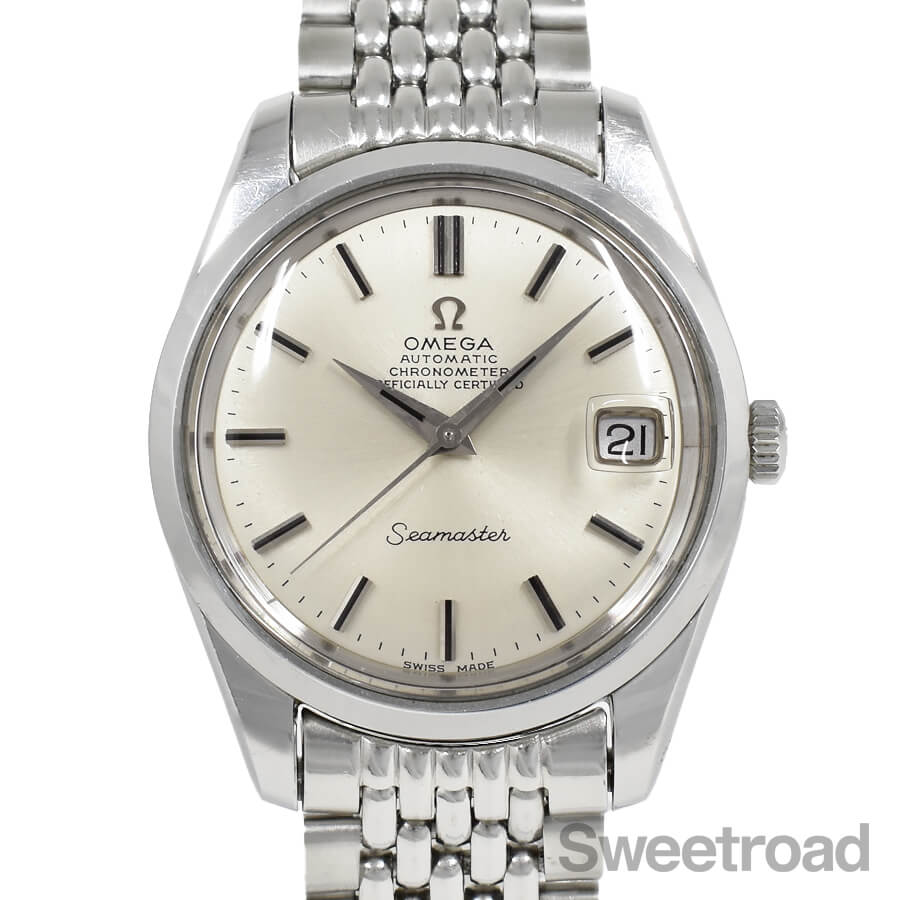 オメガ　シーマスター　ヴィンテージ　OMEGA Seamaster オメガ/シーマスターデイト/ツートンアイボリーダイヤル/Omega