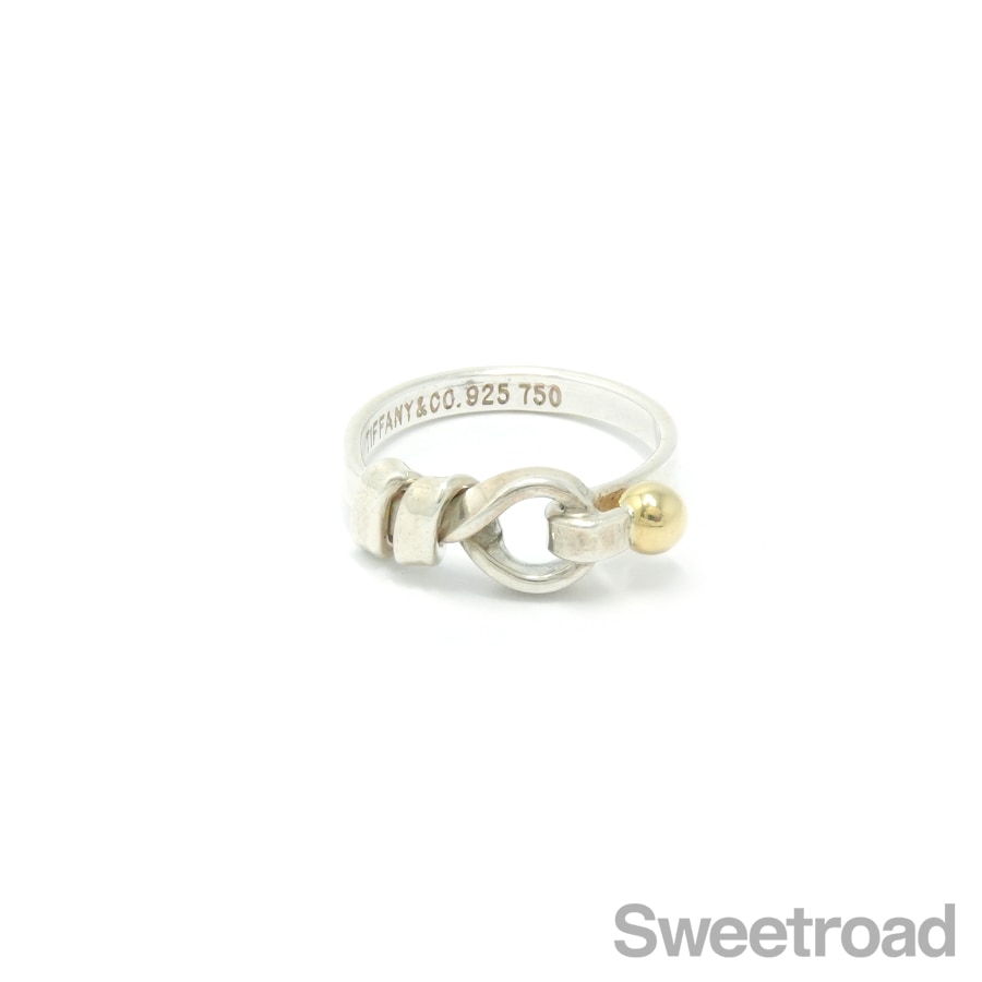 美品 オールドティファニー ビーズ ハート リング 14号 シルバー925 極美品 オールドティファニー オープンハート ピアス シルバー