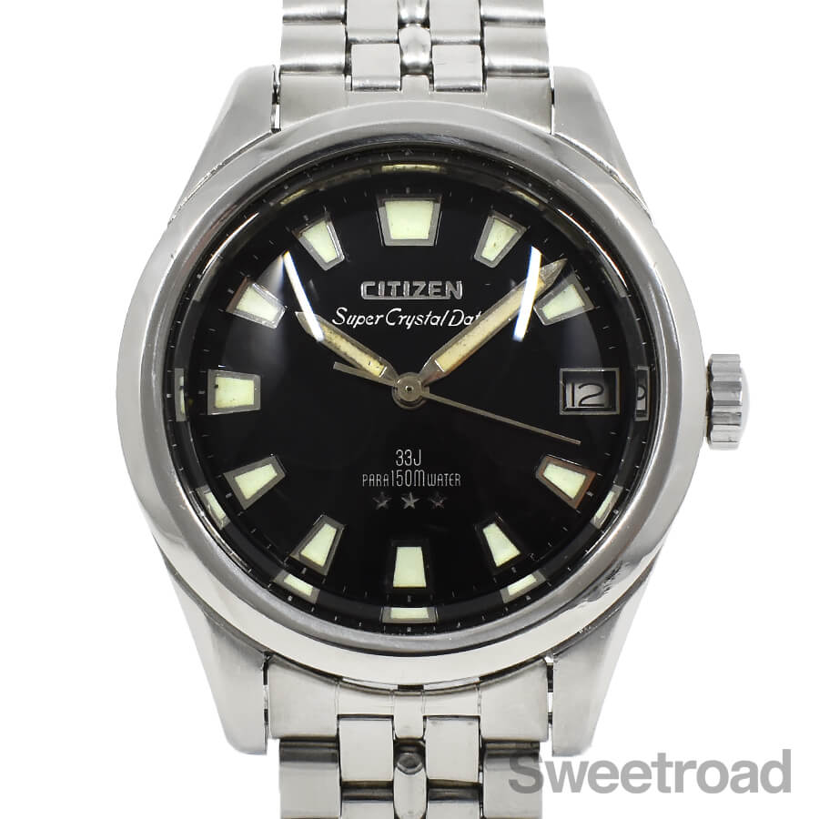 クリスタルデコレーション ２級 準１級 １級 シチズン スーパークリスタルデイト 150m防水 Ref.52801-Y 1967年製