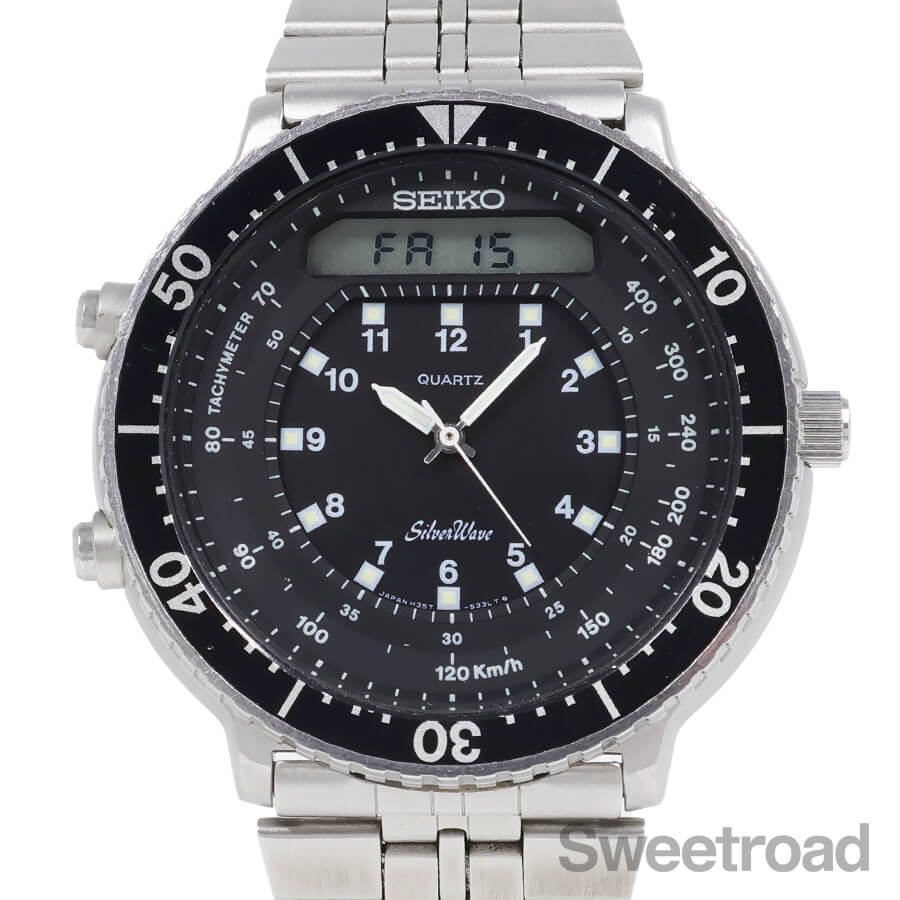 SEIKO セイコー シルバーウェーブSilver waveヴィンテージアナデジ セイコー シルバーウェーブ Ref.H357-5200 1982年製 アナデジクォーツ