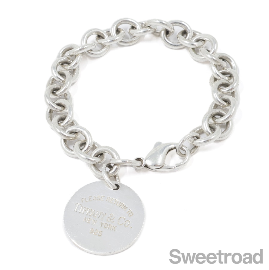 Tiffany&Co. ティファニー　リターントゥ　ラウンドチャームブレスレット リターントゥティファニー ラウンドタグチャームブレスレット