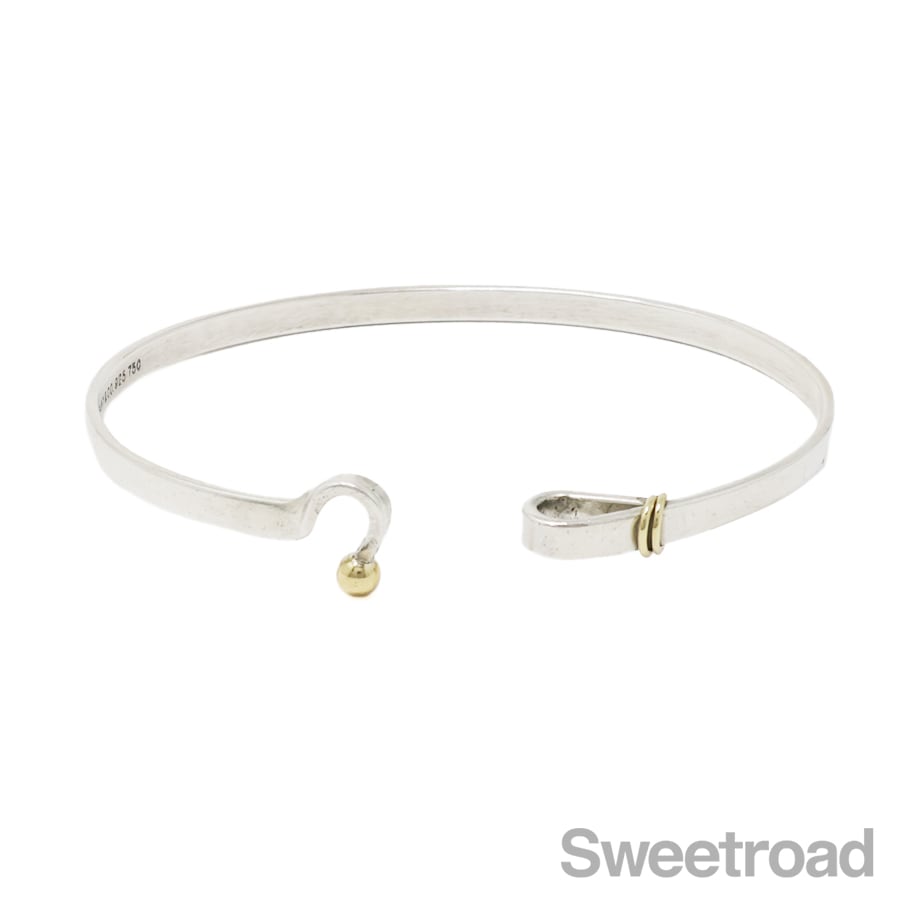 ふがし様　ティファニー　フックアンドアイ　バングル　18k ふがし様 ティファニー フックアンドアイ バングル 18k - メルカリ