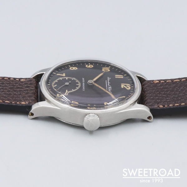 IWC cal.83 32.5ミリ シリンダーケース ブラック文字盤 1942年 IWC Cal.83 ブラックミラー 1942年製 w-28484 | スイートロード
