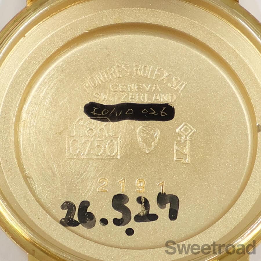 ロレックス 18KYG Ref.2191 1971年製 | スイートロード-Sweetroad