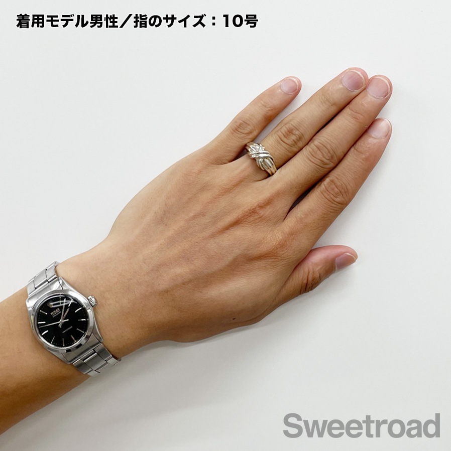 美品 オールドティファニー シグネチャー リング 13号 シルバー925 TIFFANY&Co.】ティファニー シグネチャー 13.5号 リング・指輪