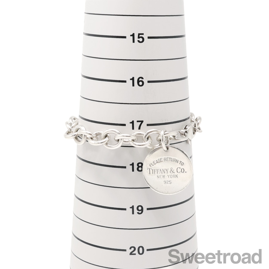 リターントゥティファニー ラウンドタグチャームブレスレット