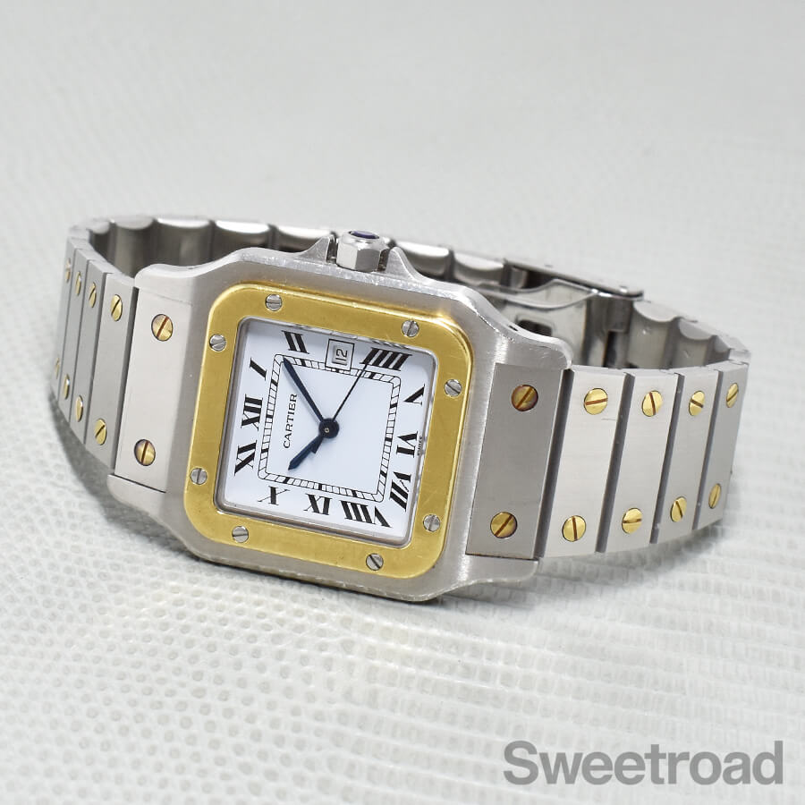 【バラ売り可】　Cartier　カルティエ　サントス　コマ　16mm　YG　LM バラ売り可】 Cartier カルティエ サントス コマ 16mm YG LM