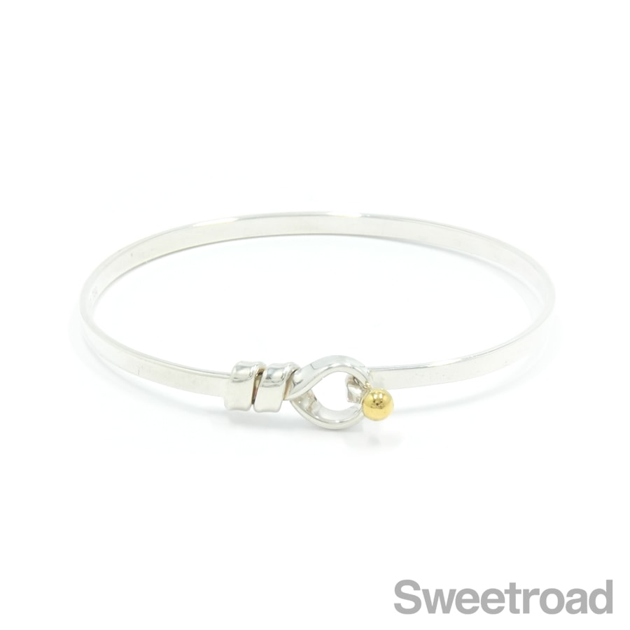 TIFFANY & Co. フックアンドアイ バングル TIFFANY&Co. 新品同様 ティファニー フックアンドアイ バングル