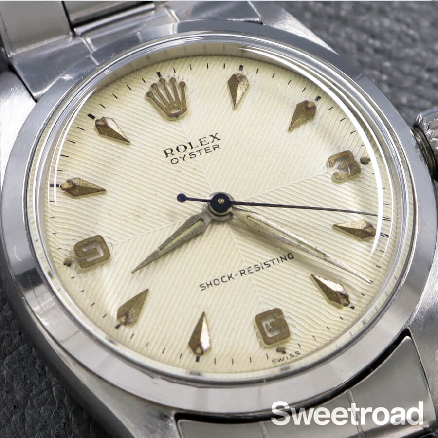 ロレックス オイスター シェブロンダイヤル Ref.6480 1958年製 w-29292